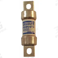 Semiconductor Fuse: A50P Series, Fast-Acting, 75 A, 500 V AC, 500 V DC DC Volt Rating (MPN A50QS75-4Y). Key specifications — Series: A50P; Brand: MERSEN; Voltage Type: AC/DC.
