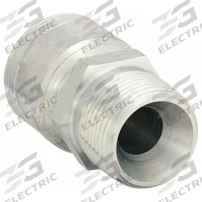 AEROQUIP Hydraulic Crimp Fitting: Steel x Steel, Straight, -12 For Hose Dash Size - Aeroquip Crimp Hydraulic Hose Fittings with NPTF Connection