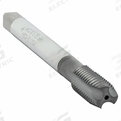 CLEVELAND Spiral Point Tap: M12x1.75 Metric, 6H, 3 Flute, Plug Chamfer - Spiral-Point Taps for Steel & Stainless Steel