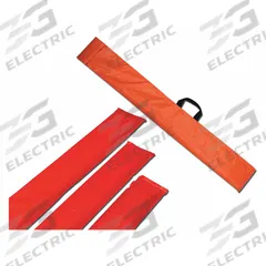 DICK MEDICAL SUPPLY Padded Board Splint: 15 in_36 in_54 in Overall Lg, 5 in Overall Wd, 6 Splints (MPN 60100). Key specifications — Brand: DICK MEDICAL SUPPLY; Color: Orange; Material: Vinyl; Includes: Carrying Case; Product Type: Padded Board Splint.