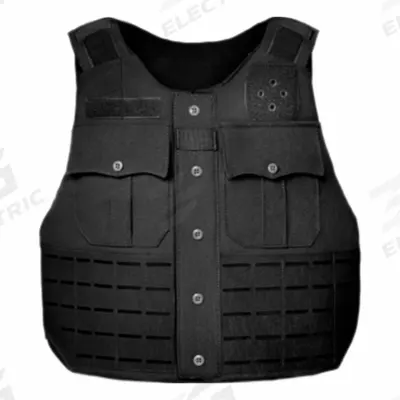 GH ARMOR SYSTEMS Body Armor Vest: Black, Unisex, 500 Denier Cordura Nylon, APB - Uniform-Style Plate Carrier Vests