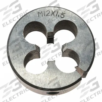 WESTWARD Alloy Steel Die, M12x1-1/2: CCT1060-146, Die - Pneumatics