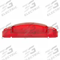 GROTE Clearance Marker Lamp: Clearance Light, LED, Rectangular, Red, Bracket, Faston Tab (MPN 46922). Key specifications — Lens Color: Red; Brand: GROTE; Electrical Connection: Faston Tab; Lighting Technology: LED; Mount Type: Bracket; SAE Lens Code: P2.