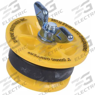 CHERNE Pipe Plug: Wing Nut, End of Pipe, For 2 in Pipe - Wing-Nut Closure Blocking Plugs