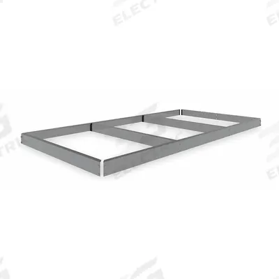 TENNSCO Shelf: 72 in x 36 in, 1,750 lb Load Capacity, Gray - Open Deck Shelf Kits for Boltless Shelving