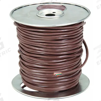 SOUTHWIRE Thermostat Wire: 20 AWG Conductor Size, 8 Conductors, 250 ft Overall Lg - Nonplenum-Rated Thermostat Wires