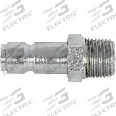 APPROVED VENDOR Quick Coupler Plug: 1/2 in Body Size, 1/2 in Hose Fitting Size, MNPT, Male - Tru-Flate Automotive Steel Quick-Connect Air Coupling Plugs