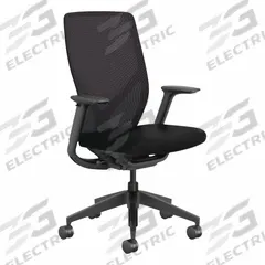 HON Office Chair: Flexion, Ht, Black, Fabric & Mesh Material, 37 5/8 in Back Ht, 19 1/8 in Seat Wd (MPN HONFXT0STAMC10T). Key specifications — attr995518: Flexion; attr982877: Black; attr982913: No; attr982865: Black; attr982870: HON; attr982901: Black.