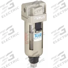 SMC Vacuum Water Separator: 1/4 in NPT, -100 kPa to 1,000 kPa, 5°C to 60°C, AMJ (MPN AMJ3000-N02B). Key specifications — attr124371: AMJ; attr124364: SMC.
