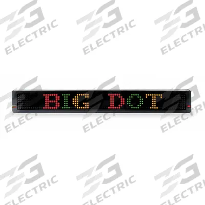 ADAPTIVE MICRO SYSTEMS Electronic Message Display Sign: Indoor, Wall/Ceiling, 6 3/10 in Overall Ht (MPN 10381113) - Safety
