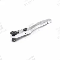 GEARWRENCH Hand Ratchet: Pear, Reversible, 6 in Overall Lg, Full Polish Chrome, 5° Min Arc Swing (MPN 81025). Key specifications — attr1205598: Reversible; attr1205605: Quick-Release Included; attr1205626: Full Polish Chrome; attr1228094: Standard Length; attr1205607: Pear; attr1205624: GEARWRENCH.