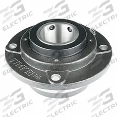 TIMKEN Flange Mount Bearing: Tapered Roller, 2 15/16 in Bore, Cast Iron, Concentric Collar, Circular (MPN E-PF-TRB-2-15/16). Key specifications — Bore Type: Cylindrical; Brand: TIMKEN; Lubricant Material: NLGI 2 Lithium Complex Grease; Mounting Bolt Size: 5/8 in; Split Housing: Not Split; System of Measurement: Inch.