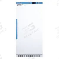 ACCUCOLD Lab Refrigerator: 8 cu ft, Upright, 2°C to 10°C, 24 3/8 in Overall Dp, 23 3/8 in Overall Wd (MPN ARS8ML). Key specifications — Door Opening Style: Right; Color: White; Alarm Type: Door Ajar; Manufacturer Part Number: ARS8ML; Brand: ACCUCOLD; Product Type: Lab Refrigerator; Door Type: Swing Solid; Refrigerant Type: R-600a.