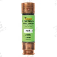 BUSSMANN Fuse: Class RK5, FRN-R Series, Time-Delay, 600 mA, 250 V AC, 125 V DC, Non-Indicating (MPN FRN-R-6/10). Key specifications — Series: FRN-R.
