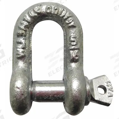 APPROVED VENDOR Anchor Shackle: Chain Shackle, 1,500 lb Working Load Limit - Anchor Shackles for Lifting
