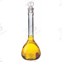 KIMBLE Volumetric Flask: 2 L, Colorless, Conical, A, +/-0.50 mL, Includes Closure, 400 mm Overall Ht (MPN 28014-2000). Key specifications — Shape: Conical; Tolerance: +/-0.50 mL; Body Color: Colorless; Brand: KIMBLE; Compatible with Stopper Size: 27; USP Specification: Type I.