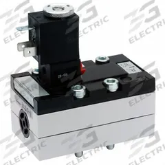 AVENTICS Solenoid Air Control Valve: Series 581, Single Solenoid, Five-Way / Two-Position, 110V AC (MPN 5812110300). Key specifications — attr1077643: Plug-In; attr1093108: Solenoid Coil Included; attr1077629: AVENTICS; attr1077665: Internal Pilot; attr1077689: Spring Return; attr1077692: 581; attr1077625: 5812110300; attr1077679: Non-Locking.