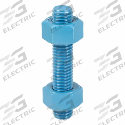 USA FASTENER Fully Threaded Stud: 1/2"-13 Thread Size, Steel, Grade B7, PTFE Coated - PTFE-Coated Fully-Threaded Rods & Studs