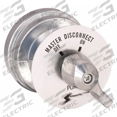 VELVAC Battery Disconnect Switch: Single Pole, Top Post, Negative, 36V, 180 A Max Current - Battery Disconnect Switches
