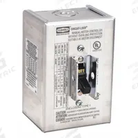 HUBBELL KELLEMS Manual Motor Switch: 2 Poles, 30 A, 1 NEMA Rating, Painted Steel Enclosure (MPN HBL1372). Key specifications — Brand: HUBBELL KELLEMS; Maximum Voltage Rating: 600V AC; Mounting Style: Surface; Pilot Light: Not Included; Enclosure Material: Painted Steel.