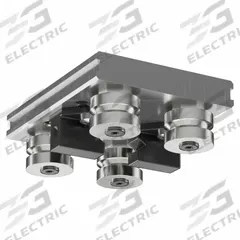 HEPCOMOTION GV3 Carriage: For 44 mm Rail Wd, Roller, GV3 Std Carriage, 35.8 mm Carriage Ht, Aluminum (MPN AU4434L125LB). Key specifications — Carriage Material: Aluminum; Roller Material: Stainless Steel; Size: 44; Brand: HEPCOMOTION; Features: Slide Lubricators; Type: GV3 Standard Carriage.