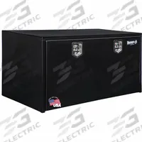 BUYERS PRODUCTS Underbody: Underbody Truck Box, Single Drop-Down Door Door, 24 in Overall Dp, Black (MPN 1704310). Key specifications — Color: Black; Brand: BUYERS PRODUCTS; Lock Type: Keyed.