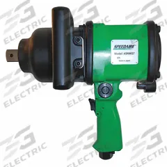 SPEEDAIRE Air Impact Wrench: Full-Size, 1 in Drive, Pistol-Grip, Square, 1/2 in NPT Air Inlet, Std (MPN 45NW57). Key specifications — attr1321013: NPT; attr1321026: No; attr1321019: Full-Size; attr1321030: SPEEDAIRE; attr1321012: Standard; attr1321025: Square.