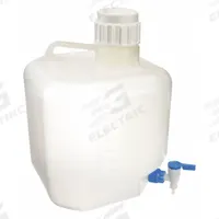 APPROVED VENDOR Carboy: 20 L, 5.28 gal, Polypropylene, 424.3 mm x 300 mm x 419 mm, Spigot, White (MPN 3WDV7). Key specifications — Autoclavable: Yes; Dispenser Location: Bottom; Body Color: White; Brand: APPROVED VENDOR; Includes Closure: Yes.