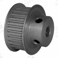 DAYTON Timing Pulley: Curvilinear, Fixed, For 9 mm Belt Wd, 28 Teeth, 3 mm Pitch, Aluminum (MPN 28-3M09M6FA6). Key specifications — Brand: DAYTON; Finish: Clear Anodized; For Belt Series: Powerhouse®.