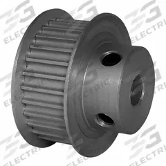 DAYTON Timing Pulley: Curvilinear, Fixed, For 9 mm Belt Wd, 28 Teeth, 3 mm Pitch, Aluminum (MPN 28-3M09M6FA6). Key specifications — Brand: DAYTON; Finish: Clear Anodized; For Belt Series: Powerhouse®.