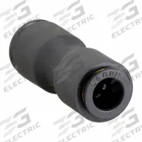 LEGRIS Push-Fit Union Fitting: 8 mm OD x 10 mm OD Size, Push-to-Connect x Push-to-Connect, Black (MPN 3106 08 10). Key specifications — Brand: LEGRIS.