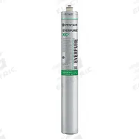 PENTAIR/EVERPURE Quick-Connect Water Filter: 0.5 micron, 1.7 gpm, 12,000 gal, 25 in Overall Ht (MPN EV961310-75). Key specifications — Filter Media: Carbon; Reduces: Chlorine Odor; Brand: PENTAIR/EVERPURE.