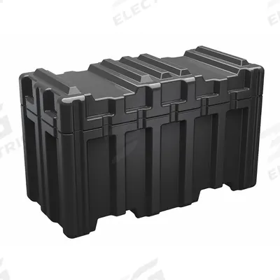 PELICAN Protective Case: 24 in x 53 7/8 in x 28 7/8 in Inside, No Foam, Black, No Wheels - Heavy-Duty Ribbed Protective Transport Cases