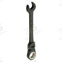 PROTO Combination Wrench: Alloy Steel, Black Chrome, 19 mm Head Size, 8 1/2 in Overall Lg, Flex (MPN JSCVM19F). Key specifications — attr309600: 19 mm; attr309611: Black Chrome; attr309610: Alloy Steel; attr309604: No; attr309612: No; attr309613: No; attr309615: No; attr324932: PROTO.