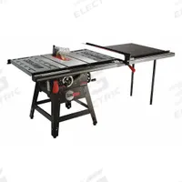SAWSTOP Table Saw: 120 V AC Volt, 14 A Current, 12 1/2 in Left to 52 1/2 in Right, 0°to 45° (MPN CNS175-TGP252). Key specifications — attr1170599: SAWSTOP; attr1170609: Automatic Blade Safety Retraction Included.