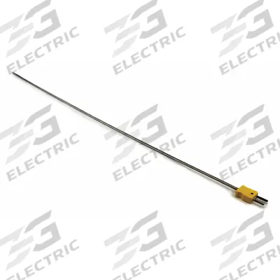 Dayton Thermocouple Probe: -325°F to 2,280°F /-200°C to 1,250°C, Type K, Rounded Tip - Thermocouples for Gas Applications