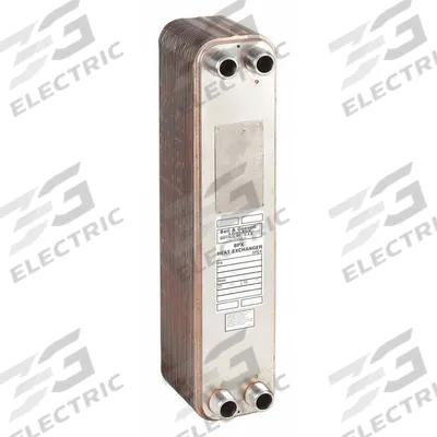 BELL & GOSSETT Heat Exchanger: 700,000 BtuH Water / 76,350 BtuH Oil, 50 gpm, 10.72 sq ft - Brazed Plate Heat Exchangers