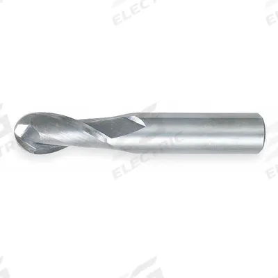 OSG Ball End Mill: Carbide, 2 Flute, 1/2" Mill Dia, 1" LOC, 3" OAL (MPN 402-5000-BN) - General Purpose Carbide Ball End Mills