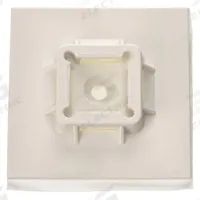 PANDUIT Cable Tie Mounting Base: 0.42 in Slot Wd, 0.09 in Slot Ht, White, 1.5 in Wd, 50 PK (MPN SGABM50-A-L). Key specifications — For Use With: Miniature, Intermediate and Standard Cable Ties; Size: 1.5 in L x 1.5 in W x 0.34 in H; Color: White; Brand: PANDUIT.