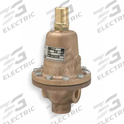 CASH VALVE Adjustable Back Pressure Valve: FNPT x FNPT, 1 in x 1 in, Cast Iron - Cast Iron General Purpose Pressure Regulators
