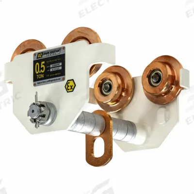 OZ LIFTING PRODUCTS Push Beam Trolley: Push - Spark Resistant Push Trolleys for Hoists