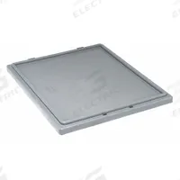 QUANTUM STORAGE SYSTEMS Lid: 20 7/8 in x 18 1/4 in, Gray, FDA Compliant, 8DA66/9R940, SNT225/SNT230 (MPN LID231GY). Key specifications — Compatible Tote - Grainger Part Number: 8DA66; Compatible Tote - Manufacturer Model Number: SNT230; Brand: QUANTUM STORAGE SYSTEMS; Material: Plastic.