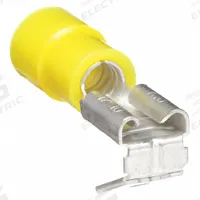 GRAINGER Wire Disconnect: Yellow, Nylon, Partial Coverage, 0.25 in x 0.032 in Tab (MPN 31A504). Key specifications — attr1307662: Socket/Tab; attr1307676: GRAINGER.