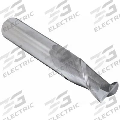 CLEVELAND Square End Mill: Carbide, 2 Flute, 3/8" Mill Dia, 5/8" LOC, 2" OAL (MPN C61040) - Carbide Square End Mills for Aluminum