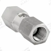 PARKER Instrumentation Check Valve: For Fluids/Gas Media, Poppet, Inline Valve Body, FNPT x FNPT (MPN 4F-C4L-1-SS). Key specifications — Brand: PARKER.
