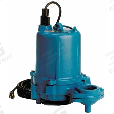 LITTLE GIANT Effluent Pump: 1 hp, 208 to 240V AC, Single Phase, 150 gpm Flow Rate @ 10' of Head - General Purpose Effluent Pumps