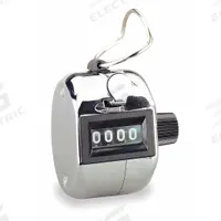 DAYTON Mechanical Tally Counter: Top Coming (TC), Handheld Mounting, Silver, White, LCD, 4 Digits (MPN 6X164). Key specifications — attr1048545: 6X164; attr1048549: DAYTON; attr1048546: Silver; attr1048550: LCD; attr1048554: White; attr1048558: Counter May be Handheld or Mounted; attr1048565: Handheld; attr1048567: Mechanical.