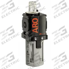 ARO Compressed Air Lubricator: Mist, 1 in NPT, 330 cfm, 250 psi Max Op Pressure, 175°F Max Op Temp (MPN L36461-110). Key specifications — attr111774: Aluminum; attr111402: 3000; attr111761: ARO.