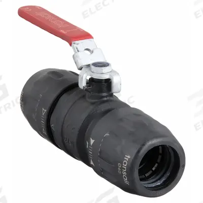 TRANSAIR Lockable Ball Valve: Brass - Nylon Ball Valves