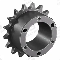 TRITAN Sprocket: For 50 Chain, 17 Teeth, 3.401 in Pitch Dia, 3.72 in Outside Dia, Steel (MPN 50SH17H). Key specifications — Brand: TRITAN; Required Bushing Series: SH.